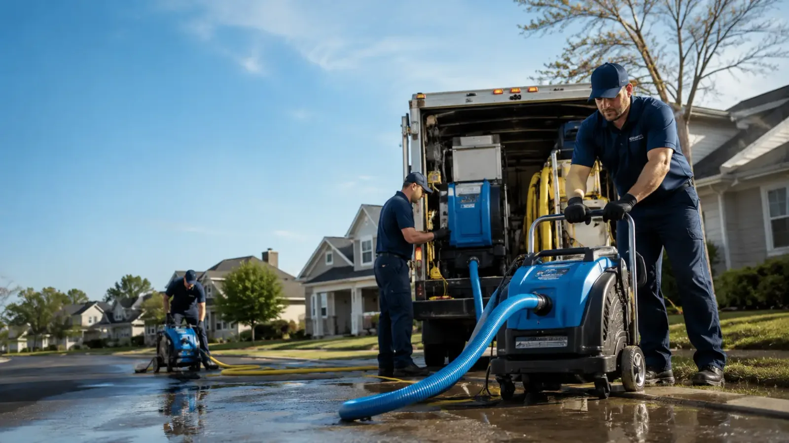 Flood Damage Cleanup in Golden Eagle, IL